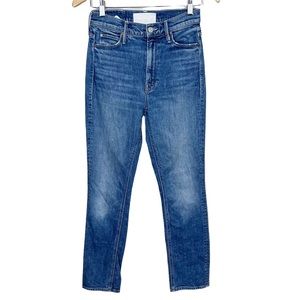 Mother Superior The Dazzler in Cowboys Don’t Cry Womens Mid Rise Straight Jeans